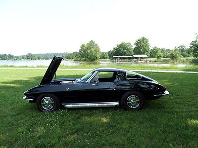 1963 Corvette Split Window Black 4-Speed A/C 67 delivery Financing Delivery, image 31