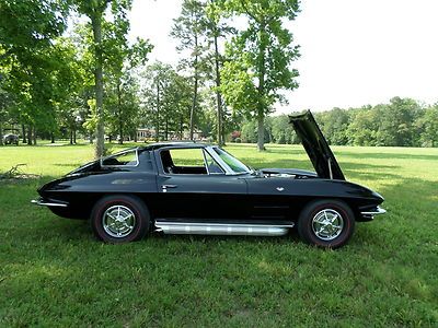 1963 Corvette Split Window Black 4-Speed A/C 67 delivery Financing Delivery, image 35