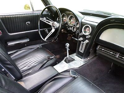 1963 Corvette Split Window Black 4-Speed A/C 67 delivery Financing Delivery, image 36