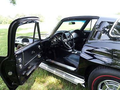 1963 Corvette Split Window Black 4-Speed A/C 67 delivery Financing Delivery, image 40