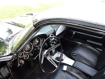 1963 Corvette Split Window Black 4-Speed A/C 67 delivery Financing Delivery, image 45