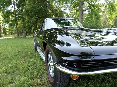 1963 Corvette Split Window Black 4-Speed A/C 67 delivery Financing Delivery, image 57