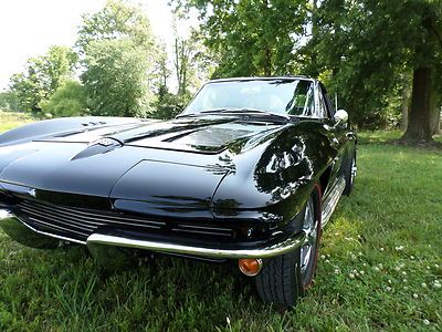 1963 Corvette Split Window Black 4-Speed A/C 67 delivery Financing Delivery, image 58