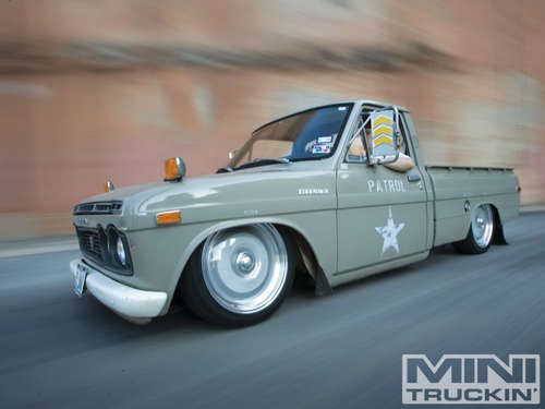 Military themed custom 1971 toyota hilux