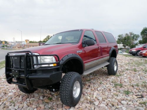 2002 ford excursion limited 9" lifted 37" tires low miles