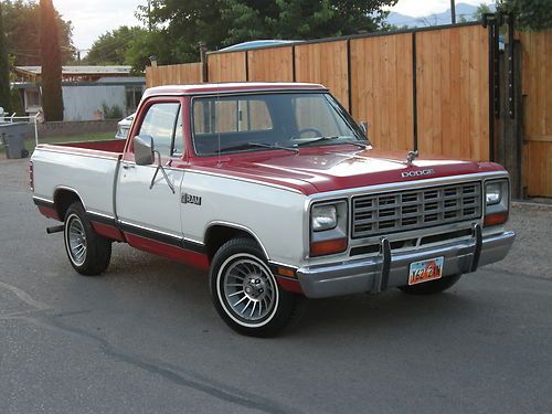 Classic 1982 dodge d-150 swb royal se with low miles