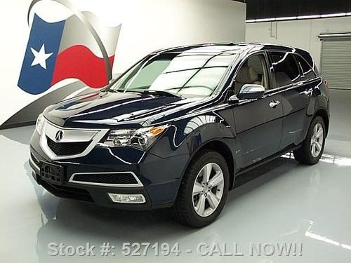 2010 acura mdx sh-awd sunroof rear cam htd leather 62k texas direct auto