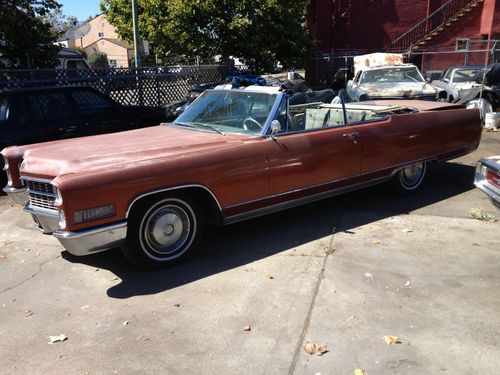1966 cadillac eldorado convertible great restoration project low reserve!