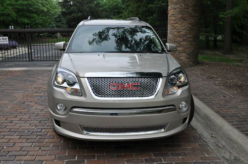 2011 gmc acadia slt denali package,dvd,nav,cam, rebuilt salvage,no reserve