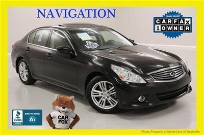 5-days *no reserve* '12 g37 journey 328hp 27mpg navi bose tv/dvd warranty carfax