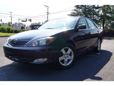 2002 toyota camry v6 se 1 owner, navigation, leather,service records, no reserve