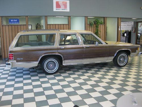 1986 mercury colony park wagon 31,000 miles