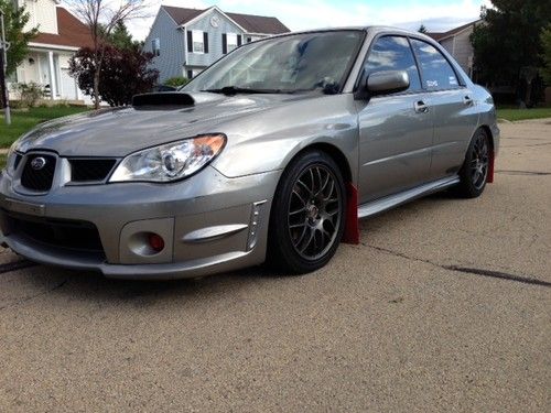 2007 07 subaru impreza wrx tr vf39 runs perfect sti turbo! crystal grey clean