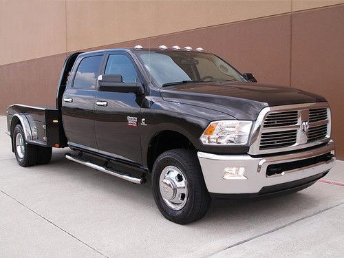 2011 dodge ram 3500 crew cab 4x4 dually 6.7l diesel custom bed navi camera 1ownr