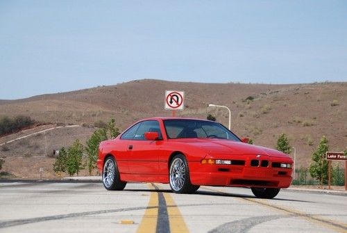 1 of 225 v12 coupe hellrot 850csi e31 6 speed manual rare