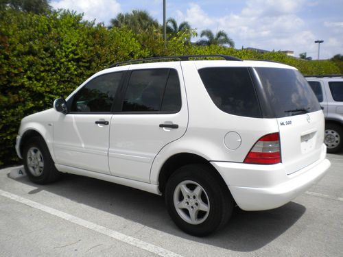 2000 mercedes-benz ml320 - white- 86k miles - clean title - beautiful!!!