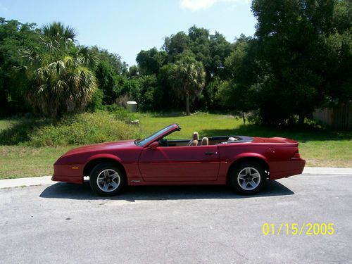 1990 camaro rs convertible