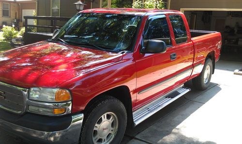 2002 gmc sierra 1500 sl extended cab pickup 4-door 4.8l