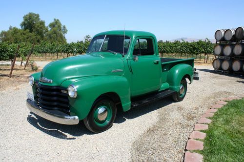 1951 chevrolet pickup-1/2 ton-shortbed-1949-1950-1952-1953-1954-