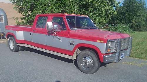 1985 ford f-350 crewcab cummins-powered, gv overdrive, custom towing rig