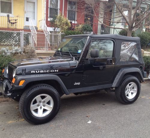 2003 jeep wrangler rubicon - black low miles