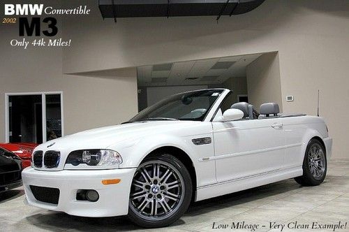 2002 bmw m3 convertible alpine white harmon kardon sound system xenon lights wow