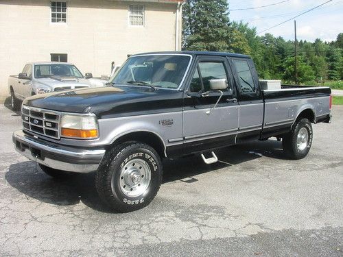 96 ford f250xlt 4wd ext hd 7.3 powerstroke diesel clean rustfree western truck