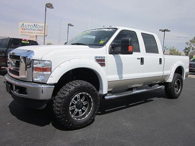 2009 FORD F-250 LARIAT SUPER DUTY CREW CAB DIESEL 4X4 LIFTED TRUCK~LOW MILES!!, image 2
