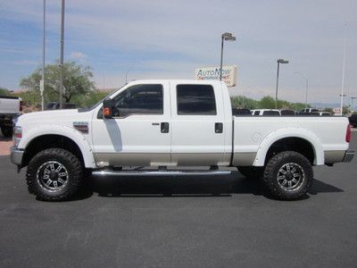 2009 FORD F-250 LARIAT SUPER DUTY CREW CAB DIESEL 4X4 LIFTED TRUCK~LOW MILES!!, image 3
