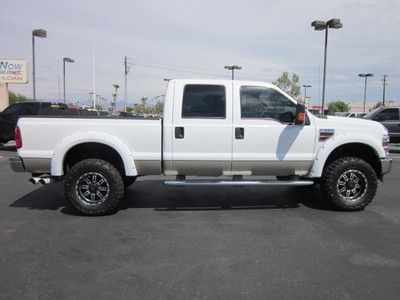2009 FORD F-250 LARIAT SUPER DUTY CREW CAB DIESEL 4X4 LIFTED TRUCK~LOW MILES!!, image 4