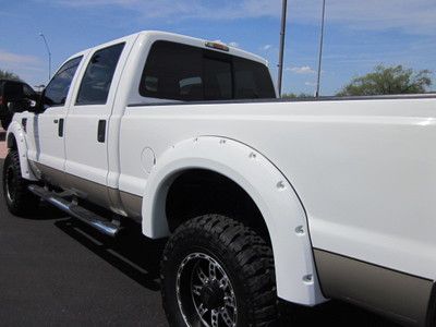 2009 FORD F-250 LARIAT SUPER DUTY CREW CAB DIESEL 4X4 LIFTED TRUCK~LOW MILES!!, image 12