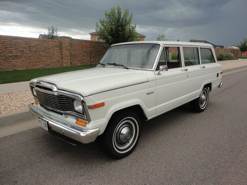 1984 jeep wagoneer grand one owner 39k original miles cherokee chief amc