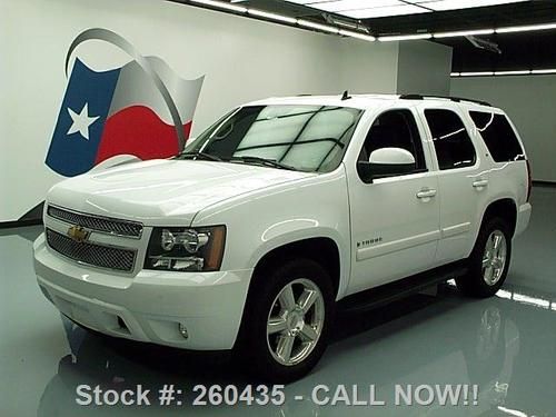 2007 chevy tahoe 2lt 7pass leather park assist 20's 56k texas direct auto