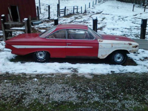 1961 chevrolet impala bubble top 348 chevy 4 speed project