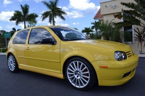 30th anniversary florida one owner gti 71k imola yellow 1.8 turbo new tires