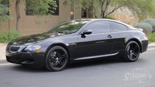 2006 bmw m6 coupe v10 smg carbon fiber pkg loaded serviced only 20,996 miles