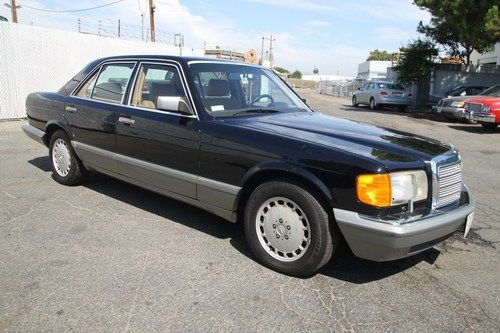 1988 mercedes-benz 300se low miles se sedan automatic 6 cylinder no reserve