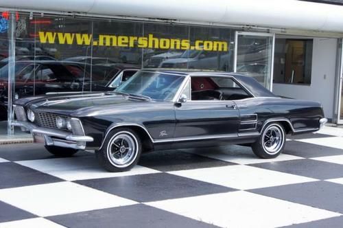 63 buick riviera black on black v8 wildcat
