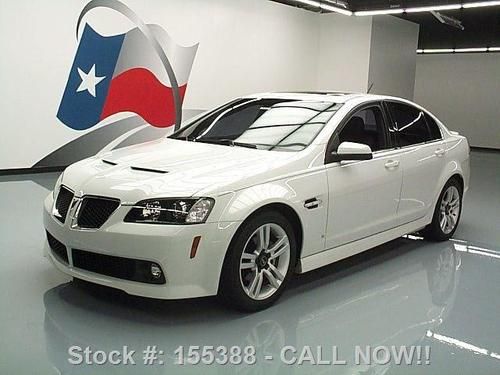 2009 pontiac g8 premium sunroof htd leather spoiler 37k texas direct auto