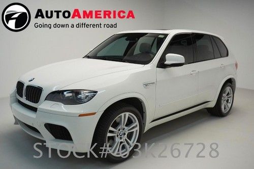 10k low miles clean carfax bmw x5 m white nav roof loaded suv leather