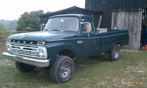 1966 ford f100 4x4 4speed 300 straight six