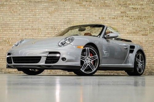 2008 porsche 911 turbo cabriolet! carbon fiber! rare two tone!