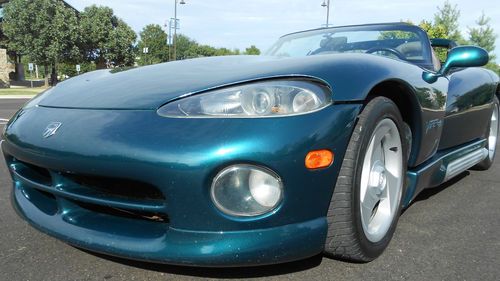 1995 dodge viper convertible low miles no accidents no reserve collectible clean