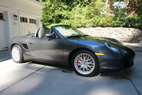 2003 Boxster S  slate grey  convertible 34,750 miles, one owner, US $20,000.00, image 6
