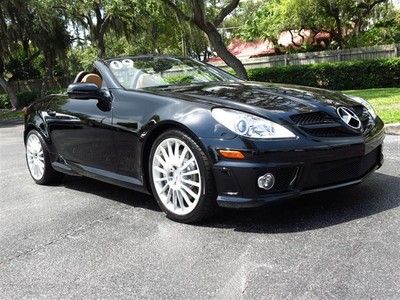 2009 mercedes benz slk350 navigation amg wheels sirius harmon kardon call shaun