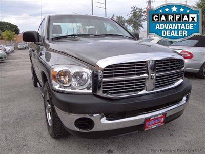 07 ram1500 3.7l reg cab perfect condition runs excellent rebuilt title florida