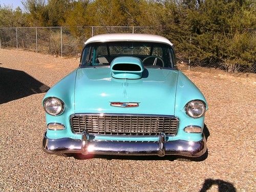 1955 chevy pro street,az.rust free 2door belair,award winner show car 496 bb