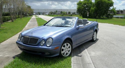 2000 mercedes-benz clk320 carfax certified convertible 3.2l beautiful vehicle