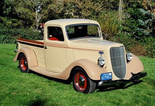 1936 FORD PICKUP STREET ROD RESTO ROD HOT ROD, image 2