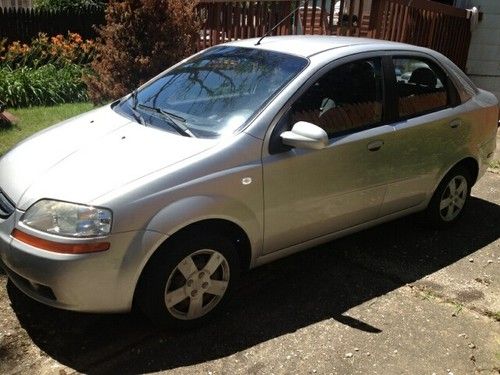 Silver 2006 chevy aveo